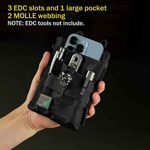 VIPERADE VE16 EDC Pouch, EDC Organizer for Men - Pocket Organizer Multitool Pouch Wallet for EDC Gears