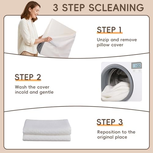 Wedge Pillow for Sleep Apnea Bed Wedge Pillow Headboard Set for After Surgery,Sleeping,Gerd Acid Reflux Relief,Back Pain Relief Triangle Pillow for Adult,Neck Pain,Anti Snoring,Back Support