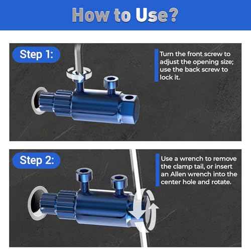 Broken Pipe Extractor Tool, Faucet & Valve Removal Set for 1/2" ?1" Pipes, Stripped Screw and Rusted Bolt Extractor Kit, Heavy-Duty Steel Construction, Blue
