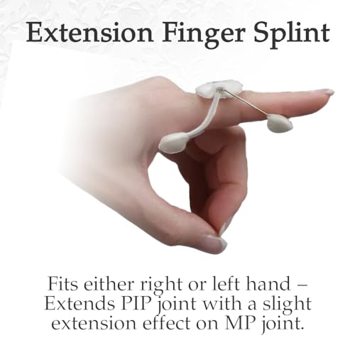 LMB Spring Finger Extension Splint, Assists in Extending PIP Joint with A Slight Extension Effect on the MP Joint, Size D