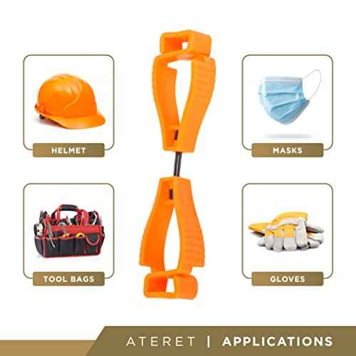 ATERET Gloves Clips for Work Gloves, Gloves Holder For Work, Construction, Outdoor