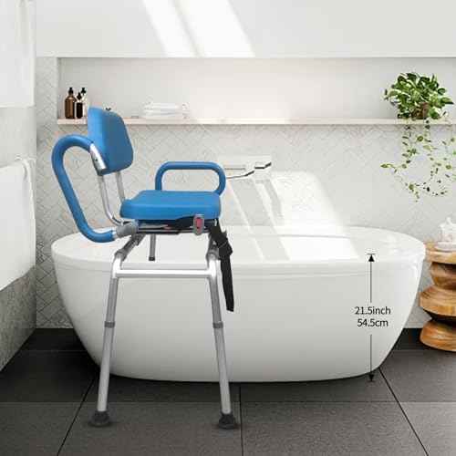 CP Extension Tube for Sliding Shower Chairs/Tub Transfer Bench, Aluminum, Silver, 3 Inch Height Increase, Suitable for Bathtubs Up to 21.5 Inches
