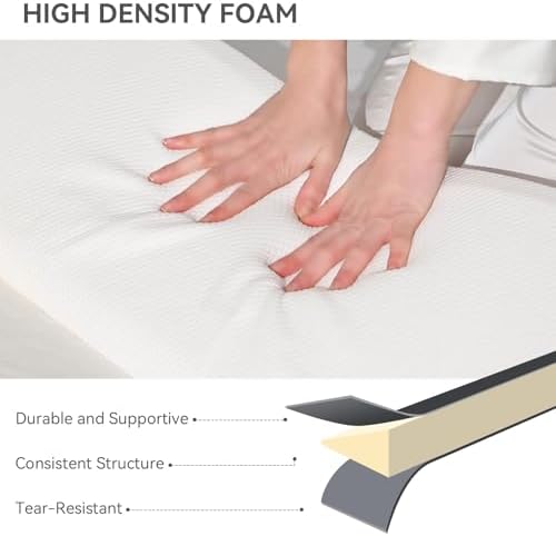 King Bed Wedge Pillow Headboard (76"x10"x6"), Bed Mattress Gap Filler Close The Gap (0-6 in) with Side Pocket