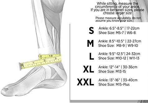 OS1st AF7 Ankle Bracing Sleeve Helps stabilize weak Ankles, Assist with Inversion sprains, Relieve Achilles tendonitis