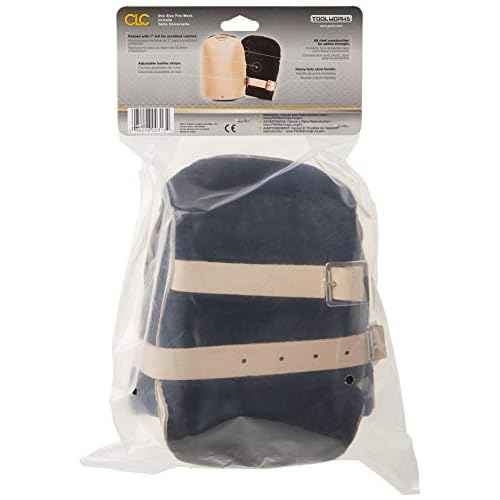 CLC Custom Leathercraft 313 Heavy Duty Leather Kneepads, Double Thick Lining, Tan