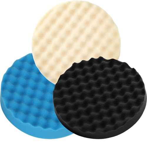 5725 polishing pad-8 Inch ?Replace for 3m 5723, 5733 Foam Buffing Pads-Professional Car Polishing Pad for Paint Correction and RV Polishing Compatible with dewalt, spta and Chemical Guys Polishers