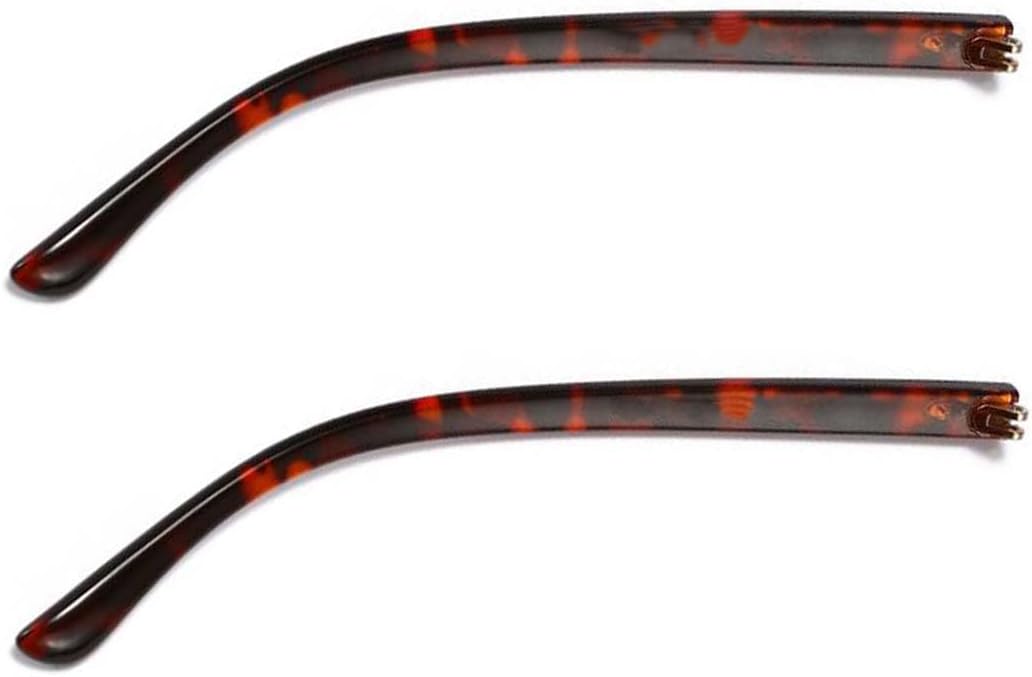 Eyeglass Replacement Arm Legs, 1 Pair Plastic Glasses Replacement Temple for Glasses Sunglasses, Leopard Print Color