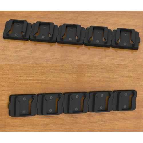 Battery Holder for Milwaukee 18 18V Battery (No Battery), 18Packs Wall Mount Batteries Storage for Wall, Work Van, Shelf, Toolbox