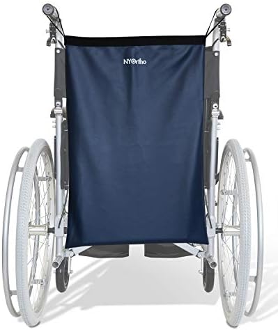NYOrtho Wheelchair Foot-Rest Extender Elevating Pad - Leg Cushion Protector + Carrying Bag | Secures Easily with Quick-Release Strap Seat Widths 22" - 24" + Carrying Bag, 1" Foot Platform