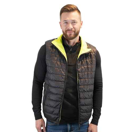 PAFESTER Reflective Safety Vest Reversible Visibility Reversible For Men & Women Wind Resistant Waterproof Insulated Meets