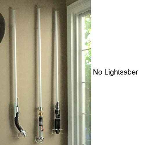 YYST Clear Light Saber Wall Mount Wall Rack Wall Holder - 5 Pack