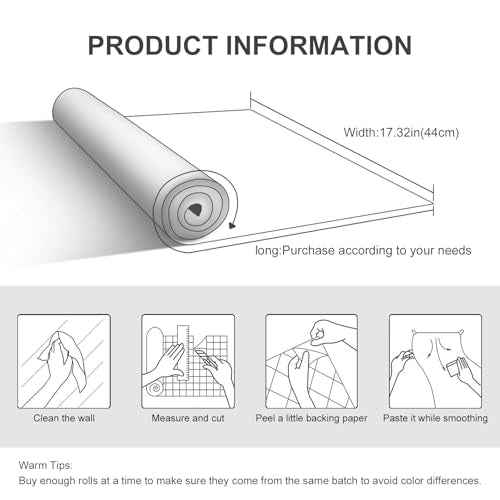 Yun-aeon Metallic Grasscloth Peel and Stick Wallpaper Brass Satin Contact Paper 15.7"x 118.1" Modern Thicken Wall Paper Self Adhesive Removable Vinyl Wallpaper for Kitchen Cabinets Countertops Fridge