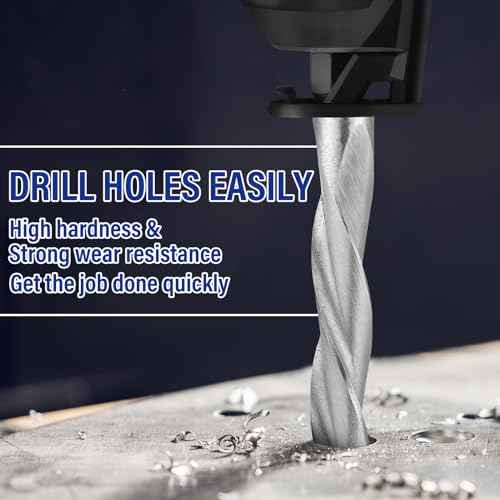 Tondiamo 100 Pcs Drywall Router Bits 1/8" Drywall Drill Bits Guide Point Cutting Diameter Router Rotary Tools