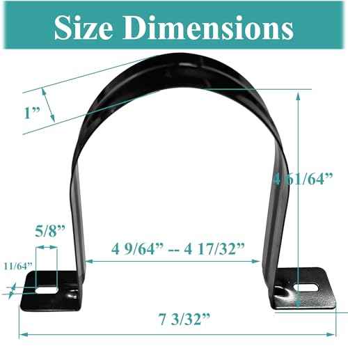 Dust Collection Hose and Pipe Holder Adjustable Hangers Bracket, Don¡¯t Broken Like Plastic After Long Time, Durable Spray Iron, 5 PCS (Black, 4 Inch)