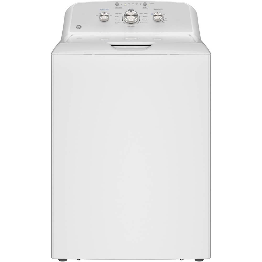 GE GTW385ASWWS 4.3 cu. ft. Top Load Washer in White with Dual Action Agitator