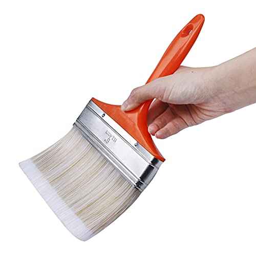 Large Paint Brush 6 Inch, Soft Tip Paint Brushes for Walls, Brush for Painting, Quick Decking, Fence, Walls and Furniture Paint Application for Painting Walls, Oil Paint Brush