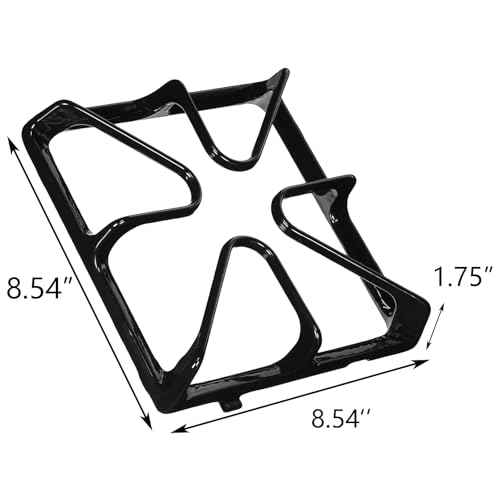 C0034 Cast Iron 4 Burner Grate, Stove Grates Replacement for GE Gas Range Oven Stove Top Surface Grate WB31K10034£¬WB31K10065, 8-1/2¡¯¡¯ x 8-1/2¡¯¡¯