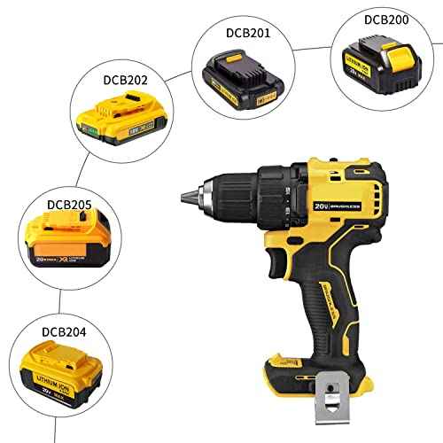 Battery Adapter DM18D with USB,Compatible with Dewalt 18V Tools.Convert for DeWalt 20V & for Milwaukee M18 Lithium Battery to NiCad & NiMh Battery Tools