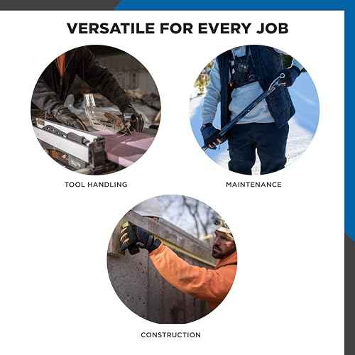 Wells Lamont FX3 Men's Extreme Dexterity Extra Wear Winter Work Gloves, Extra Large 7796