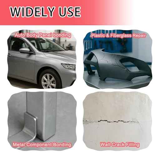 200ml Dual Cartridge Epoxy Gun, 1:1 & 2:1 Ratio Manual Adhesive Applicator for 2-Part Epoxy, Dual Component Glue, Panel Bonding, Structural Repairs, Fillers, and Plastic Repair