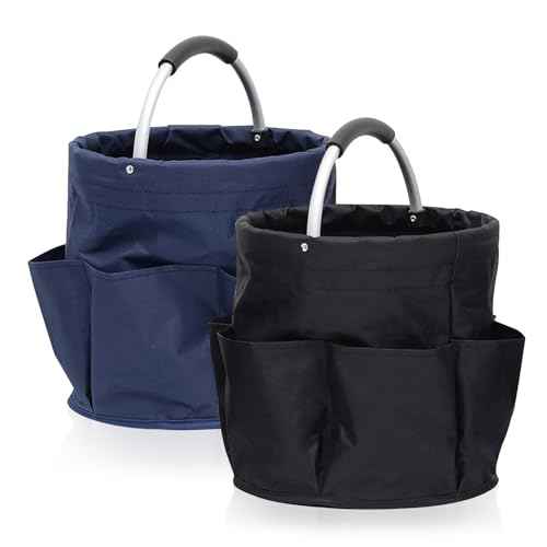Garden Tool Organizer,17L Foldable Basket with Handles, Garden Bucket Caddy£¬Bucket Tool Organizer for Garden Tools