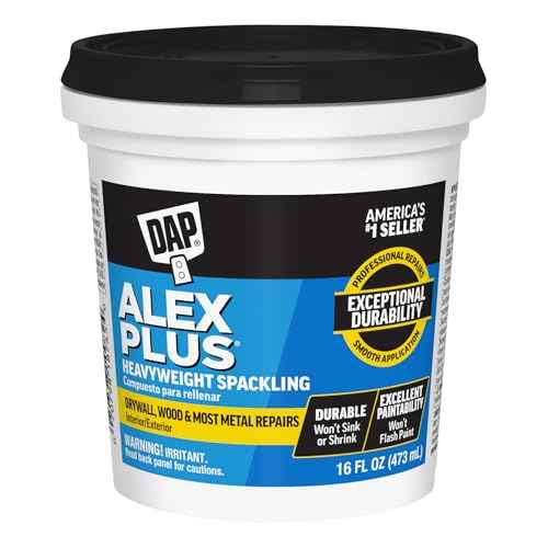 DAP INC 18745 Alex Plus PT Spackling, No Size, Plain 16 Fl Oz (Pack of 1)
