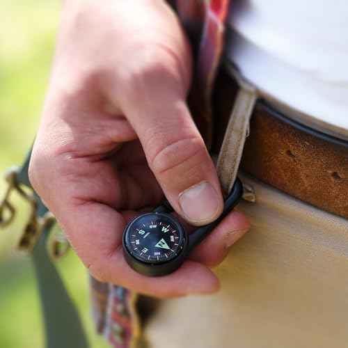 Coghlan¡¯s Outdoor Compasses ? Lightweight, Durable Navigation Tools for Hiking, Camping, Orienteering & Survival with Map, Wrist, Lensatic, LED, and Carabiner Options