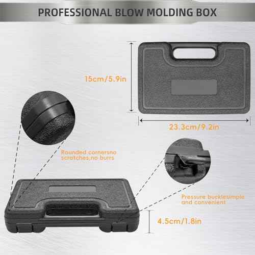 Armorers Bench Block Non-Slip Universal Gun Block & Professional Pin Punches, Punch Tool, Roll Pin Punch Set Punch Set with Organizer Storage Box - Complete Mechanical Repair Tool Kit
