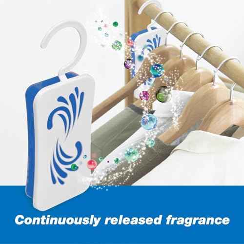 airBOSS Closet Air Freshener, Continuously Releases Fragrance, Fresh Linen, 4 Oz Hanger