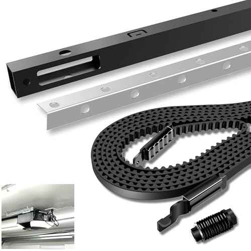 Replacement for Chamberlain Group G8808CB-P 8808CB 8Ft,Compatible Whisper Drive Plus Models,Garage Door Opener 8Ft Rail Extension Kit,Replacement Belt,Effortless Installation, Low Noise While Working