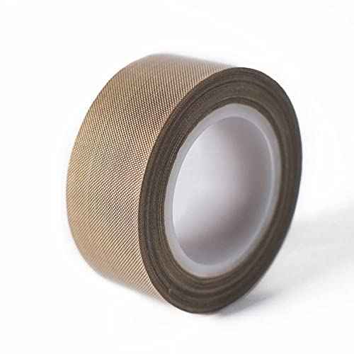 2 Rolls 1/2 Inch x 33 Feet Low Friction Tape High Temperature Teflon Tape,Squeak&Abrasion Resistant, Surface Protection for Wood,Drawer,Cabinet, Furniture, Vacuum Sealer & Hand Impulse Sealers
