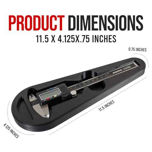 USA-Made Magnetic Caliper Holster for Micrometers & Precision Tools ? Heavy-Duty Protective Case with Magnetic Backing, Scratch-Resistant, Dustproof, Shockproof, and Durable Design