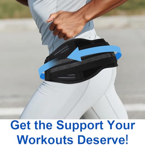Powerful Sacroiliac Belt for Women and Men, Compression SI Joint Belt for Sciatica Nerve Relief, Hip Brace with Anti-Slip Design, Sacroiliac Hip Brace for Pelvic, Trochanteric Bursitis, Sacrum Pain