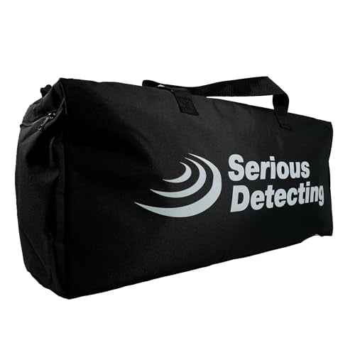 Small Universal Padded Metal Detector Bag ? Travel Bag with Shoulder Strap & Accessory Storage