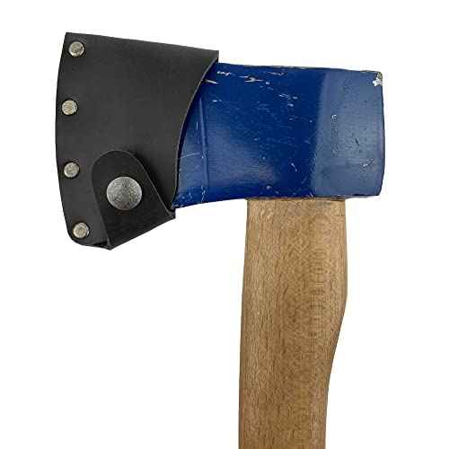 Hatchet Blade Cover Handmade from Full Grain Leather - Protector Case Cover, Small Axe Blade Safety Sleeve, Camping Accessory, Lumberjack Outdoor Essentials