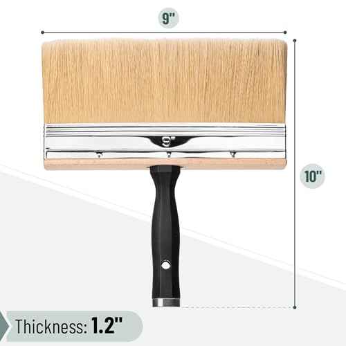 Bates- Deck Stain Brush, 9 Inch, Stain Brushes for Wood, Deck Brush, Large Paint Brushes