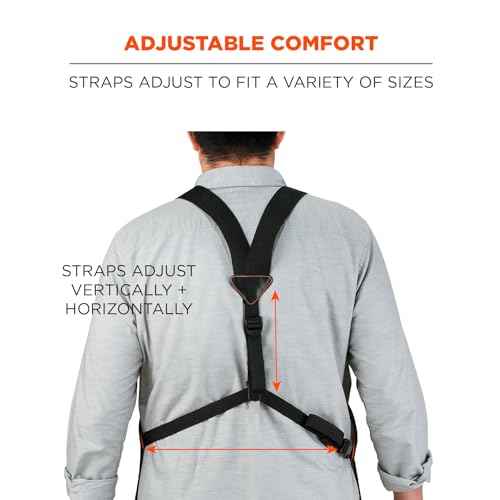 Ergodyne - 13694 Arsenal 5704 Torso Length Work Tool Apron, 22-Pockets, Gray