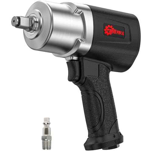 Air Impact Wrench 1/2" - 1/2 Inch Impact Gun 1/2 Drive, 1500Ft-lbs, 8000RPM High Torque Impact Wrench, Weight 4.74 lb, 1/2 Air Impact Gun for Auto Repair, Tire Shop