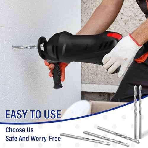 Tondiamo 100 Pcs Drywall Router Bits 1/8" Drywall Drill Bits Guide Point Cutting Diameter Router Rotary Tools