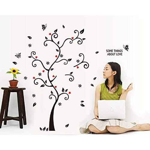 Kiddale DIY Photo Tree Wall Decals,Removable PVC Adhesive Family Wall Stickers Mural Art Home Decor