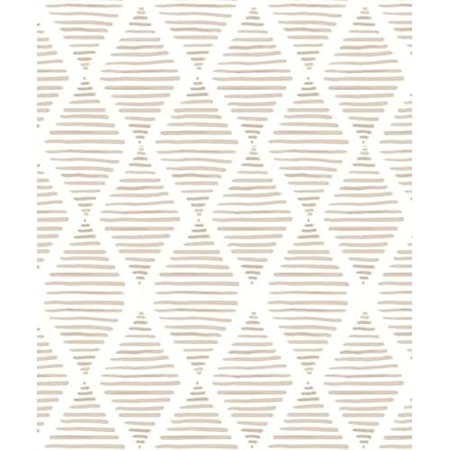 Yun-aeon 17.7" X 120" White and Beige Stripe Peel and Stick Wallpaper Modern Diamond Contact Paper Geometric Removable Wallpaper Self Adhesive Wall Paper for Bedroom Drawers Cabinets Decor Vinyl