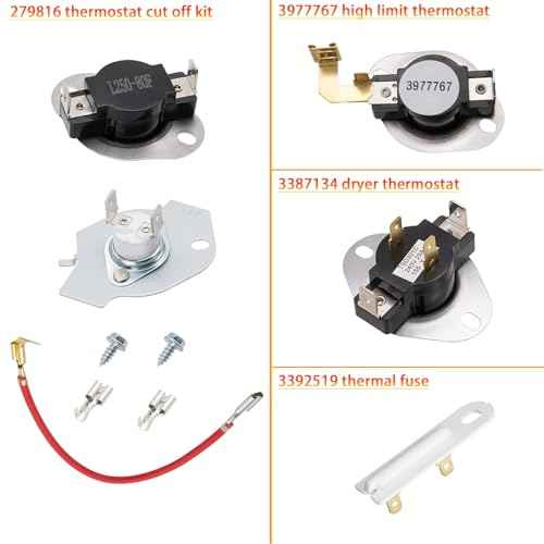 Dryer Heating Element Kit Replace for Estate EED4400WQ0 EED4400WQ1 EED4100WQ0 TEDX640PQ0 EED4300TQ0 EED4300SQ0 TEDS840PQ0 TEDS840JQ2 TEDX640JQ1 EED4300VQ0 EED4300VQ1 EED4400SQ0