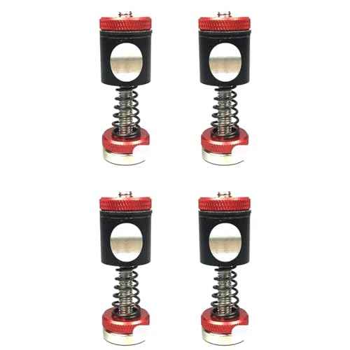 HZY Soldering Helping Hand 4Pcs PCB Circuit Board Holder ESD Safe - Metal Magnetic Fixture Tower Spring Clamp PCB Holder Fixtute for Circuit Boards Electronic Repairing Soldering Desoldering Rework