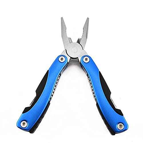 Multi Tool, Multitool Pliers for Outdoor, DIY, Home, Garden, Camping, Survival, Hunting and Hiking or Everyday Carry, Blue