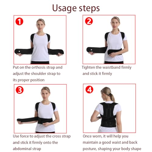 Posture Corrector for Women and Men,Preventing Hunchback Upper Back Brace, Adjustable Back Straightener for Providing Pain Relief From Neck,Shoulder Posture Brace (XX-Large)