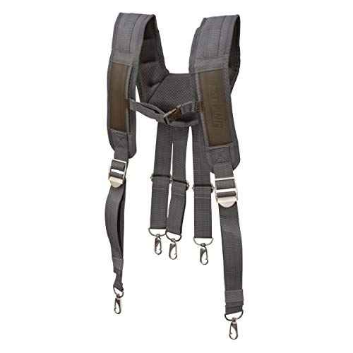 Estwing Cooling Mesh Padded Tool Belt Suspenders, Durable, Steel Hardware, Chest Strap, Adjustable