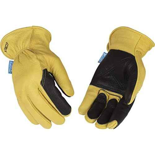 Kinco - Hydroflector Unlined Buffalo Leather Work Gloves, (387P)