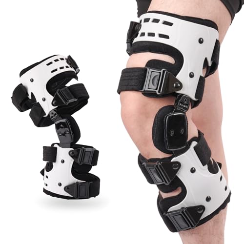 OA Unloader Knee Brace, Support for Arthritis Pain, Osteoarthritis and Bone on Bone Knee Joint Pain, OA Knee Brace Adjustable Metal Medial & Lateral Knee Support