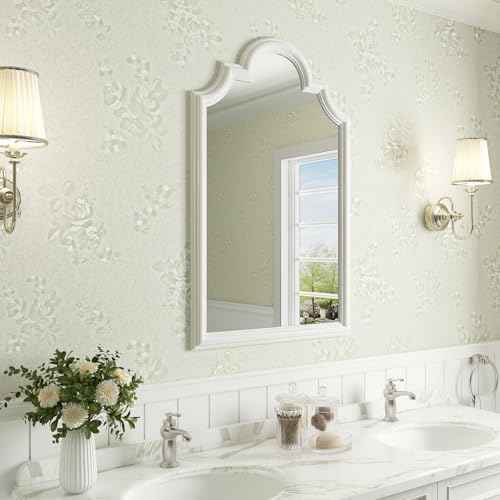 FunStick Vintage Beige Floral Wallpaper Peel and Stick Textured Embossed Beige Wallpaper Flower Contact Paper Peel and Stick Removable Wall Paper Vinyl Roll for Cabinets Bedroom Accent Walls 16"x80"