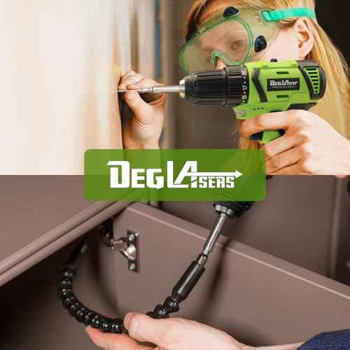 16.8V Cordless Drill, DEGLASERS Electric Power Drill with Battery and Charger, 3/8¡±Keyless Chuck, 2 Variable Speed, 20+1 Torque Setting for Man/Women Home Use